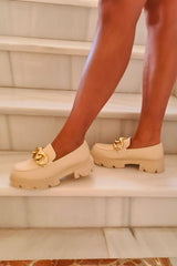 Genova chain loafers