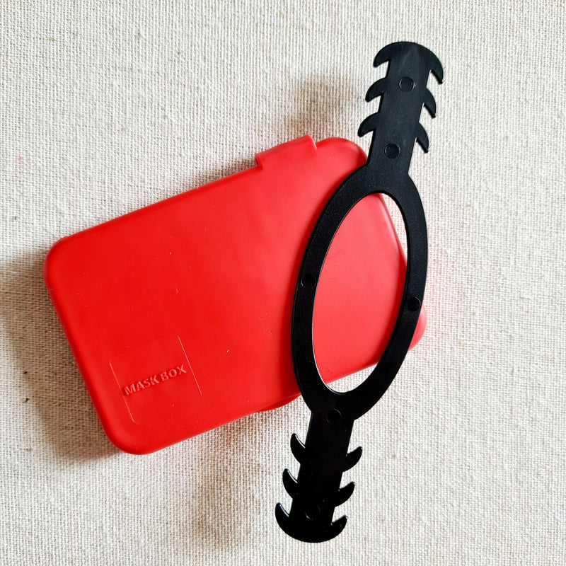 Caja Mini para Mascarillas accesorio Pasarelle Rojo 