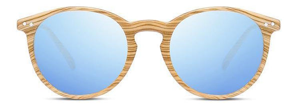 MOON GLOSSY WOOD SKY BLUE Sunglasses SteamRoller Sunglasses 