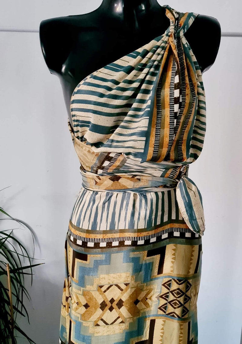 Vestido Multiposición de Seda II - Pasarelle